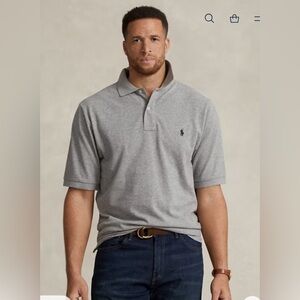 Polo Ralph Lauren Iconic Mesh Polo Shirt Big and Tall